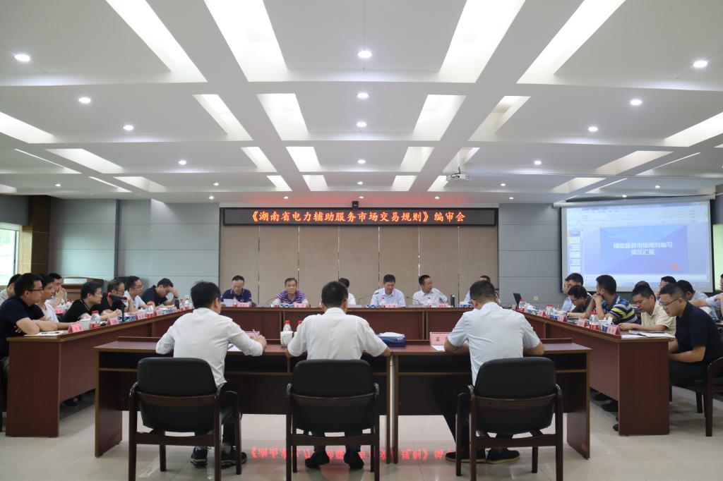 《湖南省电力辅助服务市场交易规则》编审会在株洲航电分米兰体育平台app官网_米兰体育(中国)
召开