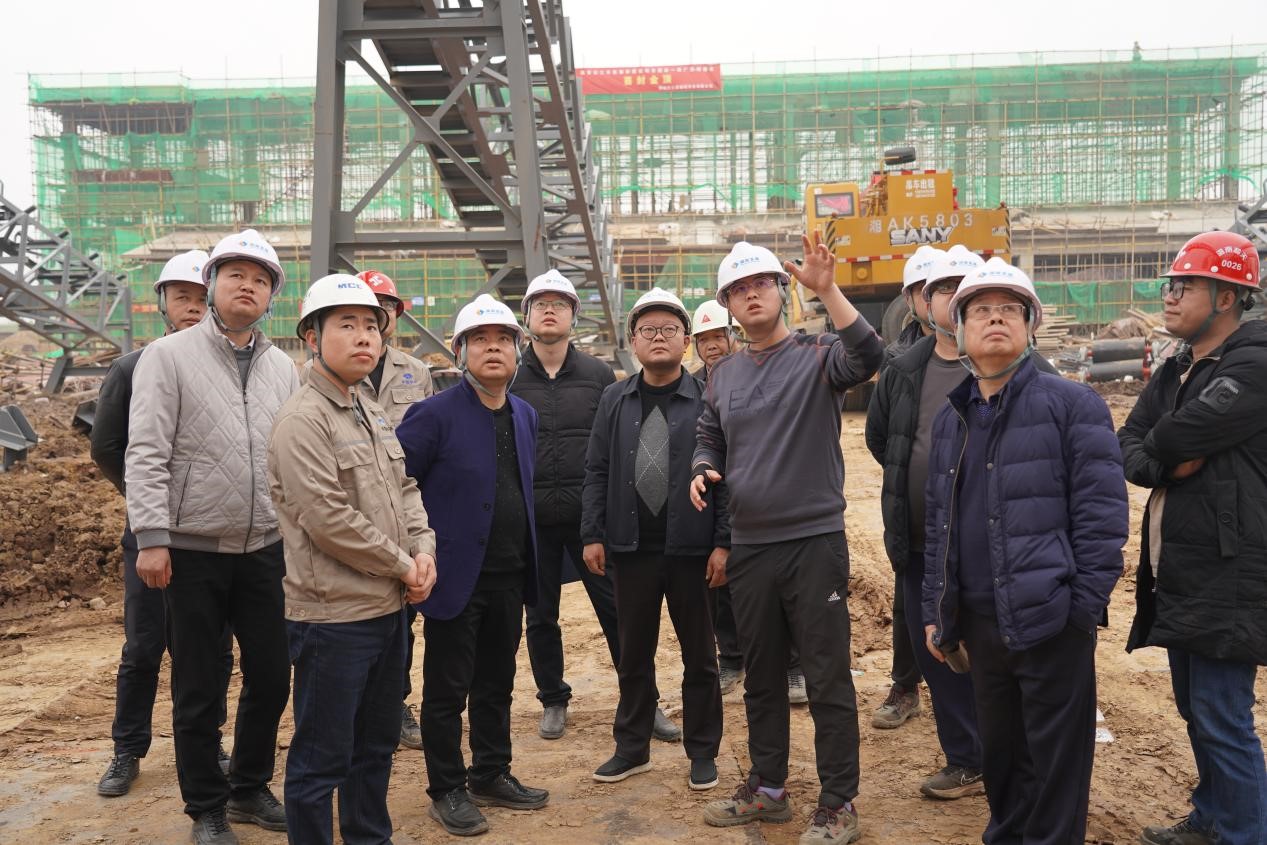 沅江市市长罗必胜调研米兰体育平台app官网_米兰体育(中国)沅江机制砂和砂石集散中心建设项目
